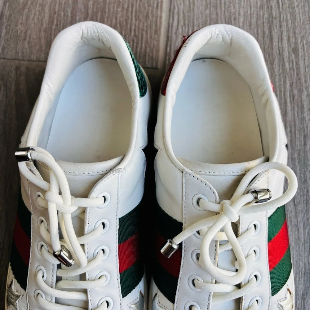 Gucci Ace Stars 452502 Multicolor Unisex Sneakers Shoes size IT/EU M5.5 G W7.5-8